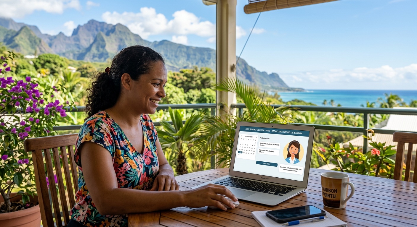 Prise de rendez-vous en ligne secrétaire virtuelle La Réunion